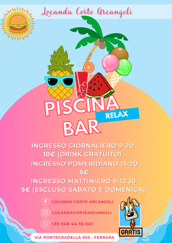 APERTI DA SABATO 18/05/2024
